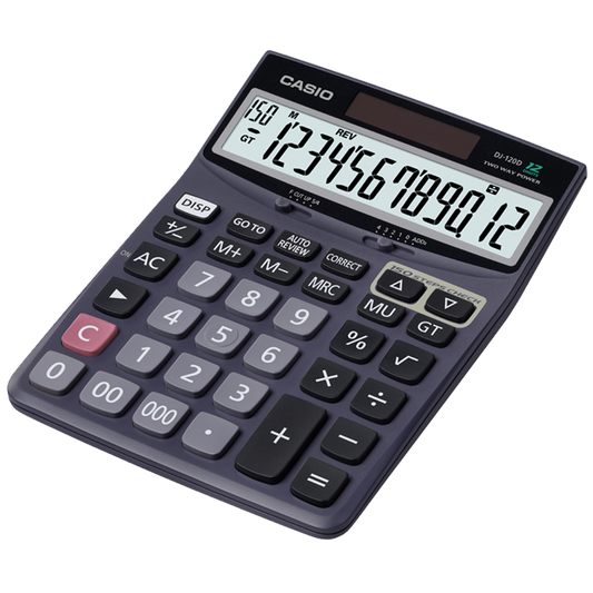 Casio DJ-120D | 12-Digit Desktop Calculator
