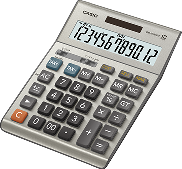Casio DM-1200BM | 12-Digit LCD Display Desktop Calculator