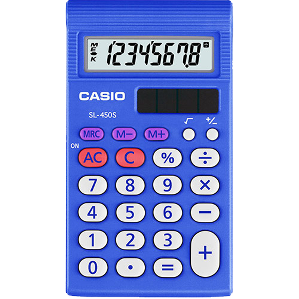Casio SL-450S | Blue Standard Calculator