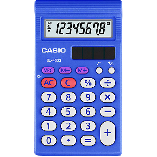 Casio SL-450S | Blue Standard Calculator