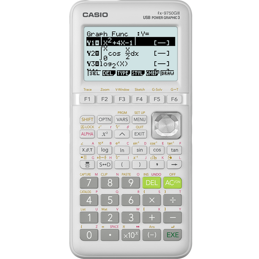 Casio fx-9750GIII White Edition | Graphing Calculator