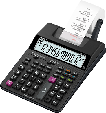 Casio HR-170RC Desktop Printing Calculator | 2-Color Printing Desktop Calculator
