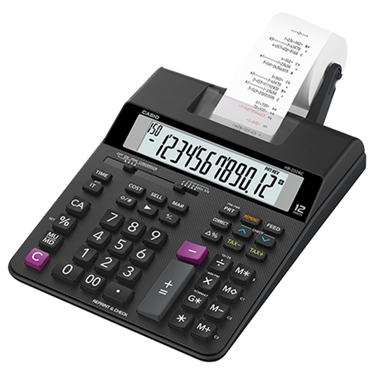 Casio HR-200RC Compact Printing Calculator | Compact Printing Calculator