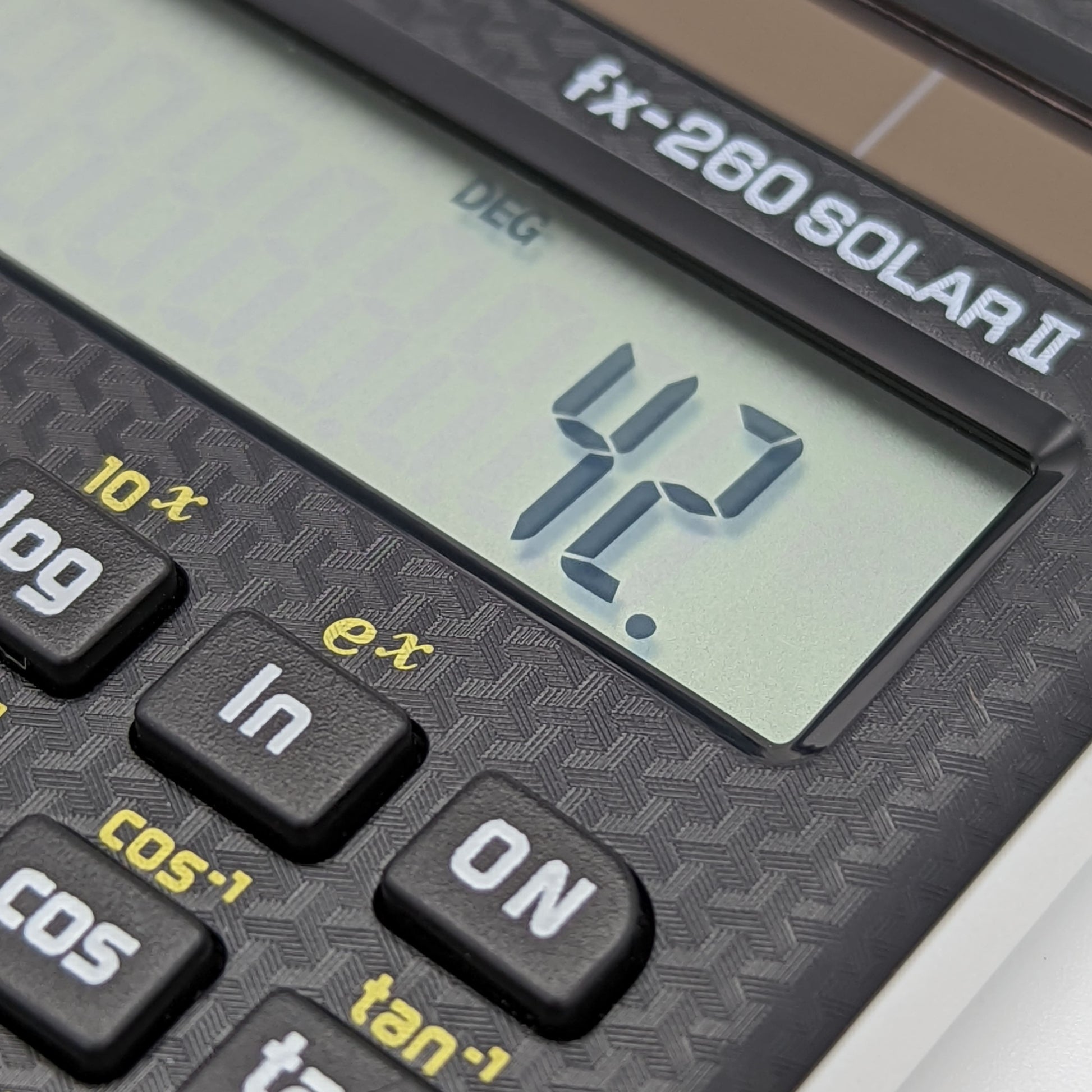 Casio fx-260 SOLAR II Compact Scientific | Black Scientific Calculator