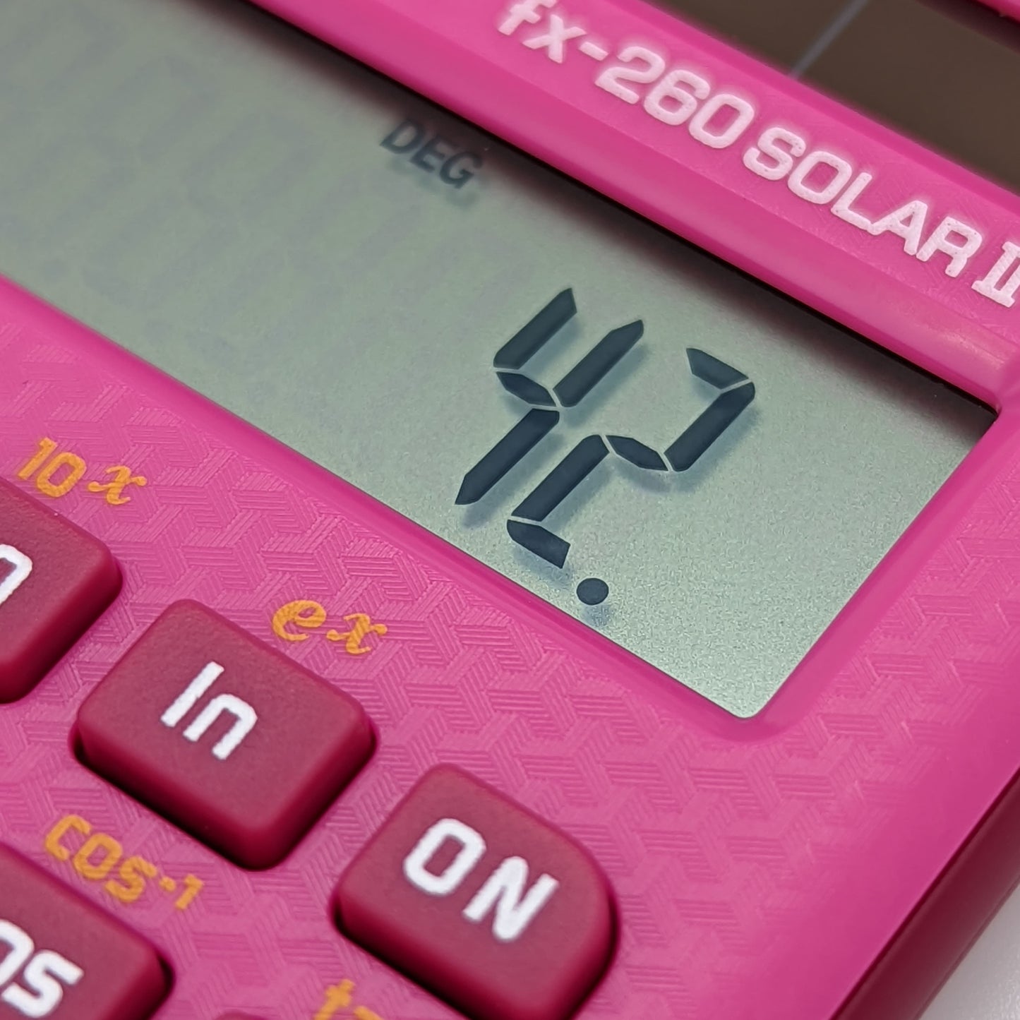 Casio fx-260 SOLAR II Pink Edition | Scientific Calculator