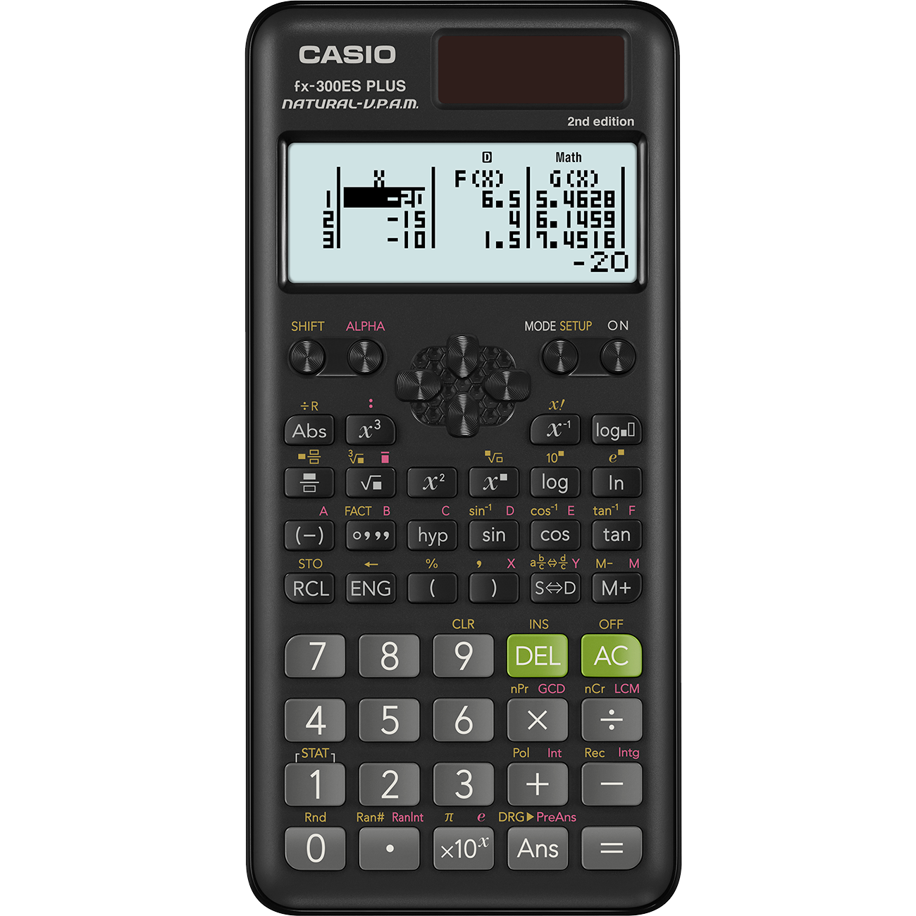 Casio fx-300ES PLUS 2nd Edition | All Black Scientific Calculator