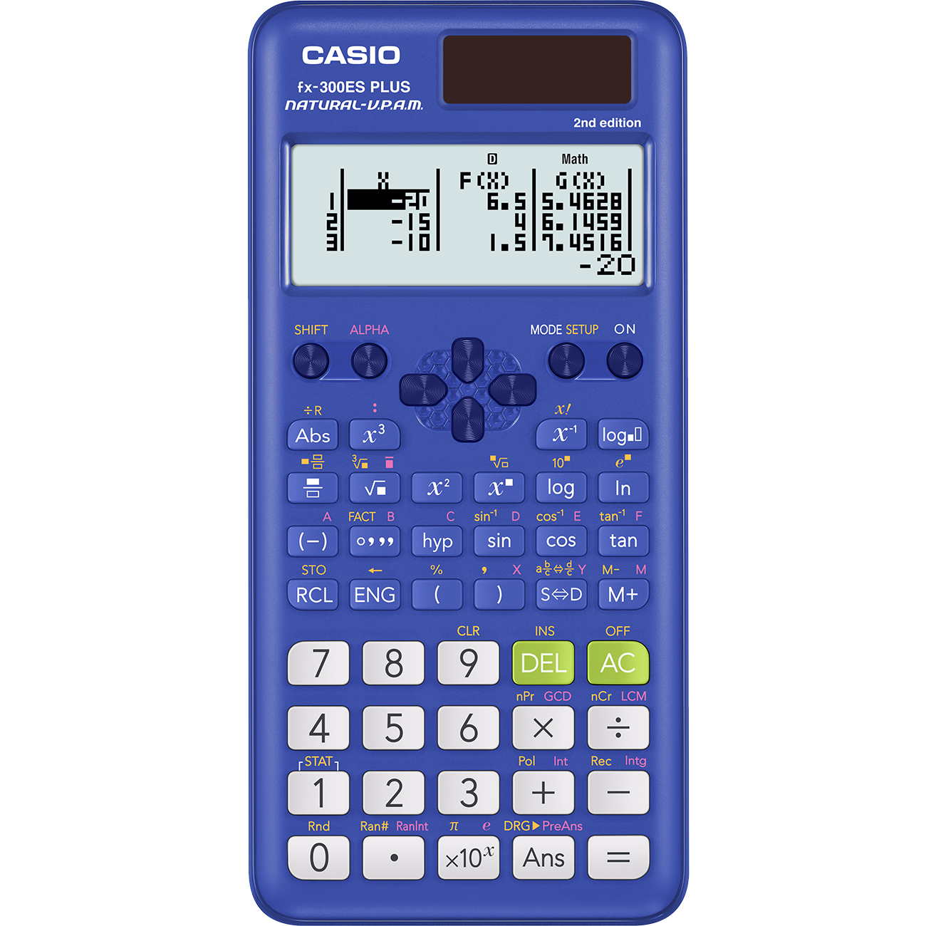 Casio fx-300ES PLUS 2nd Edition Blue | Blue Scientific Calculator