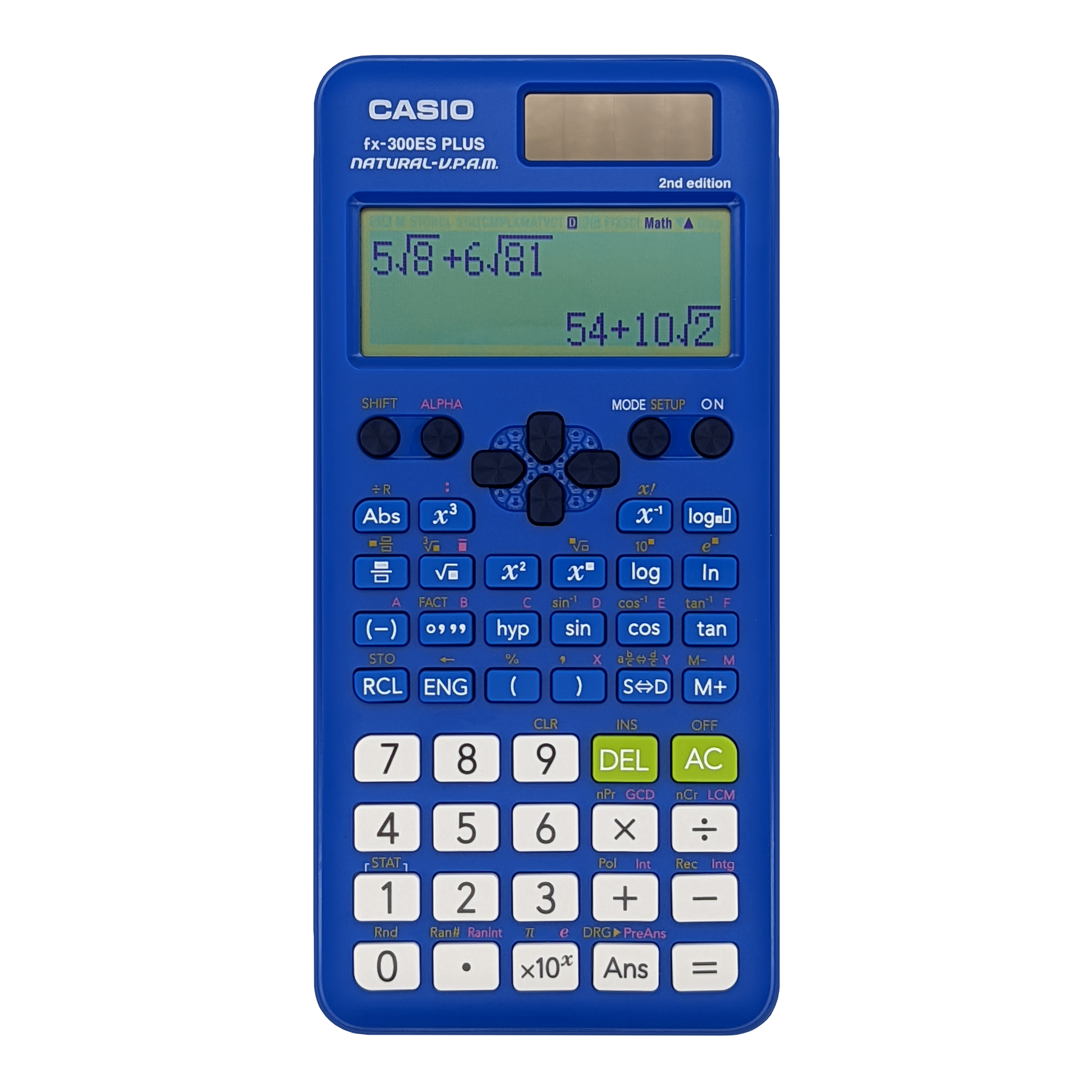 Casio fx-300ES PLUS 2nd Edition Blue | Blue Scientific Calculator