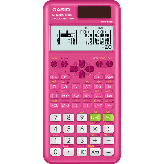 Casio fx-300ES PLUS 2nd Edition Pink | Pink Scientific Calculator