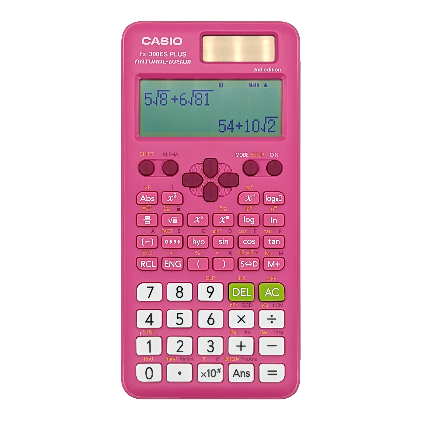 Casio fx-300ES PLUS 2nd Edition Pink | Pink Scientific Calculator