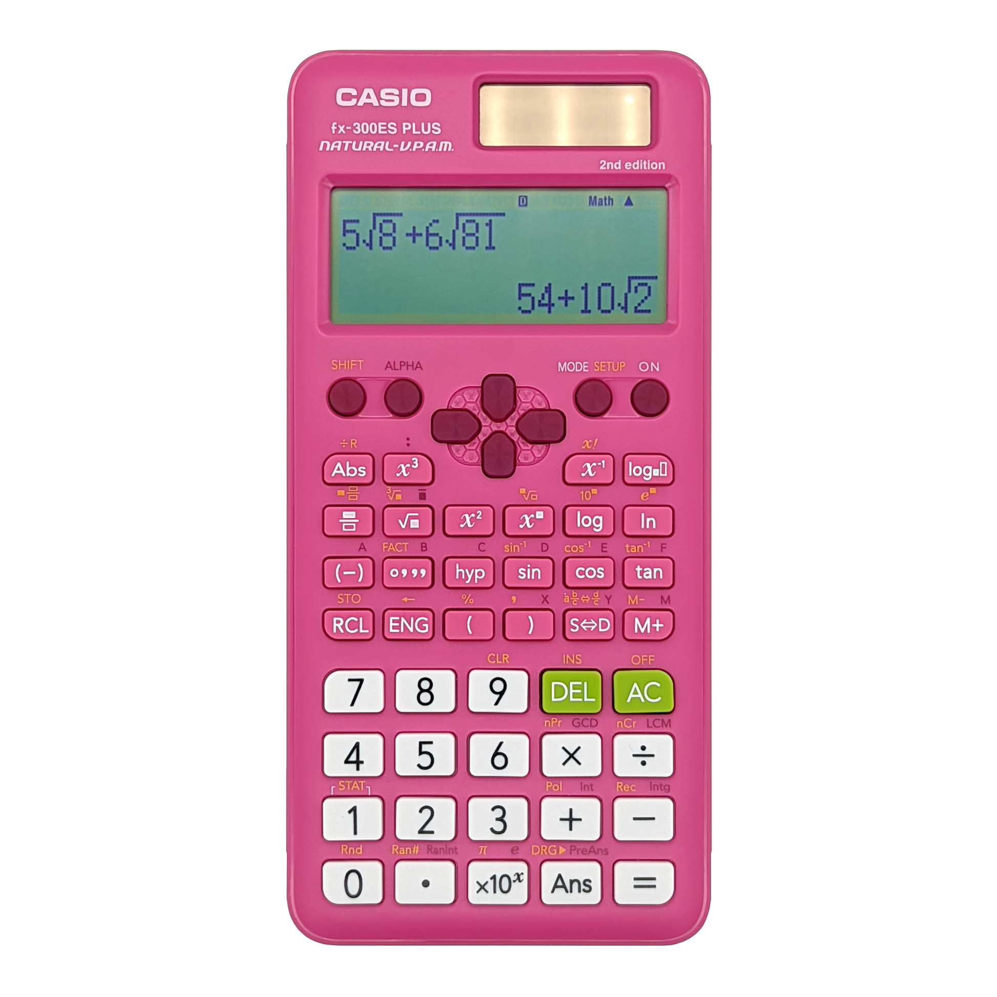 Casio fx-300ES PLUS 2nd Edition Pink | Pink Scientific Calculator