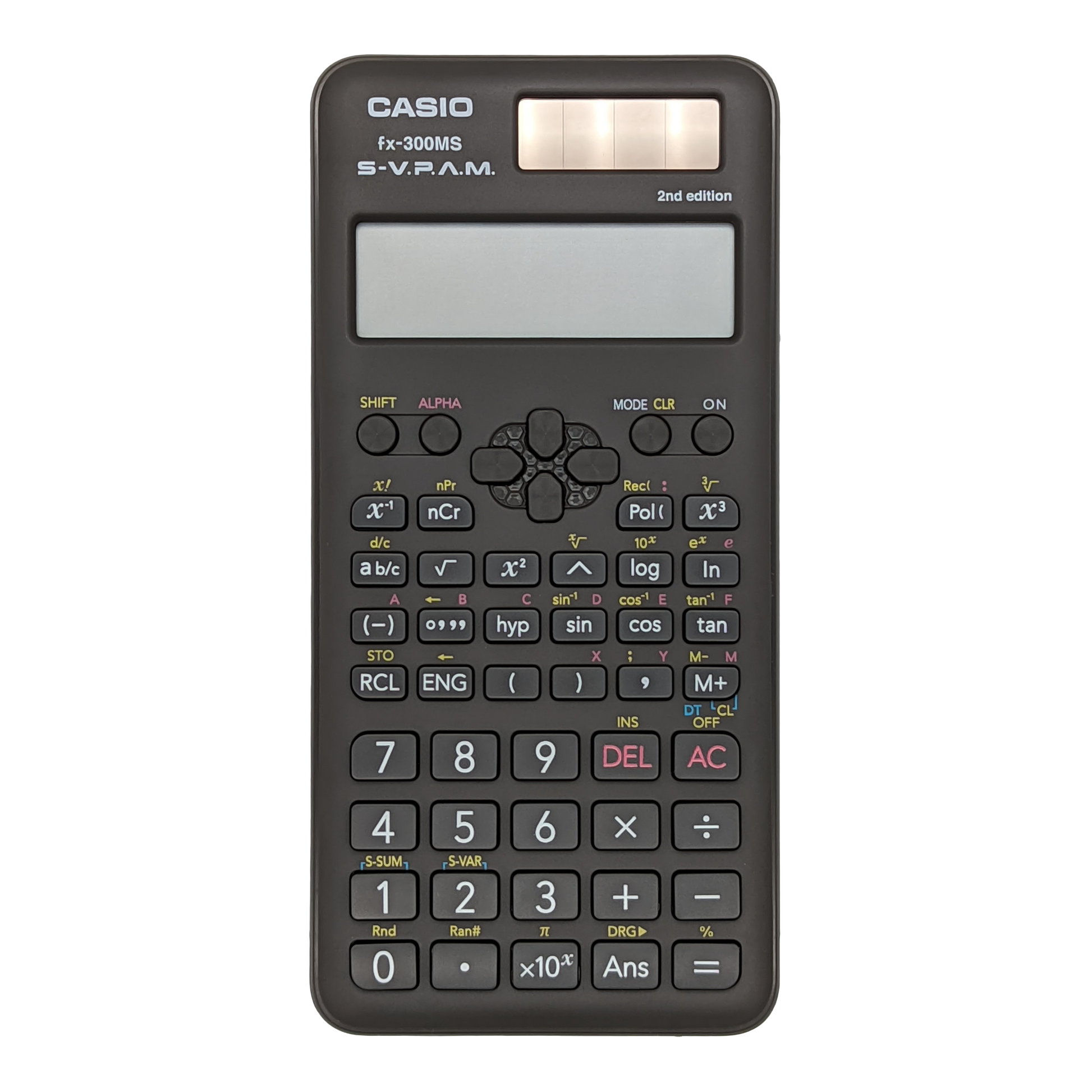 Casio fx-300MS PLUS 2nd Edition | All Black Scientific Calculator