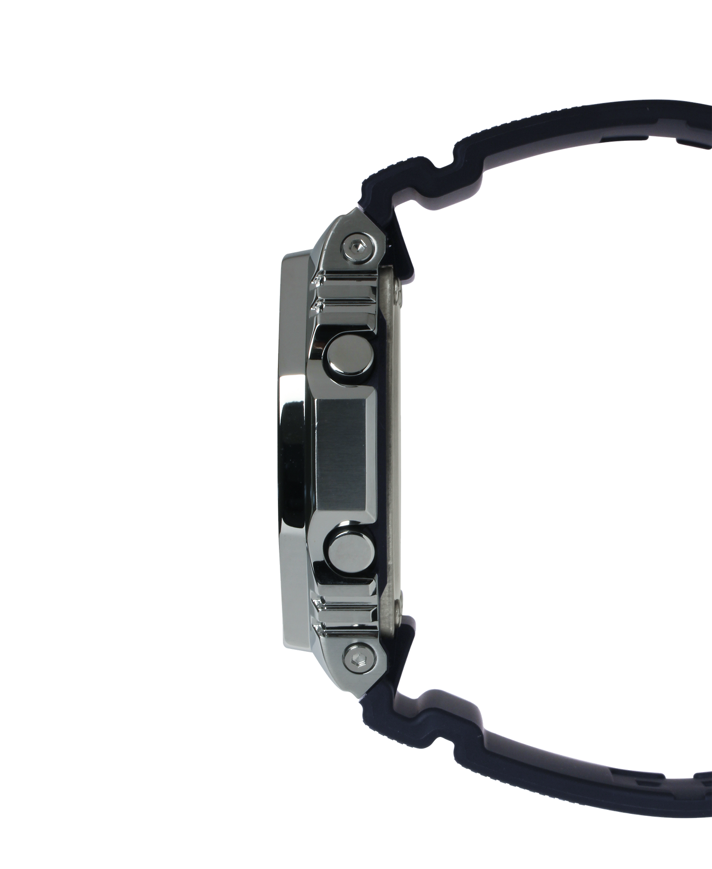 Casio GM2100-1ASW | Black/Silver Steel Metal Watch | Casio G-SHOCK