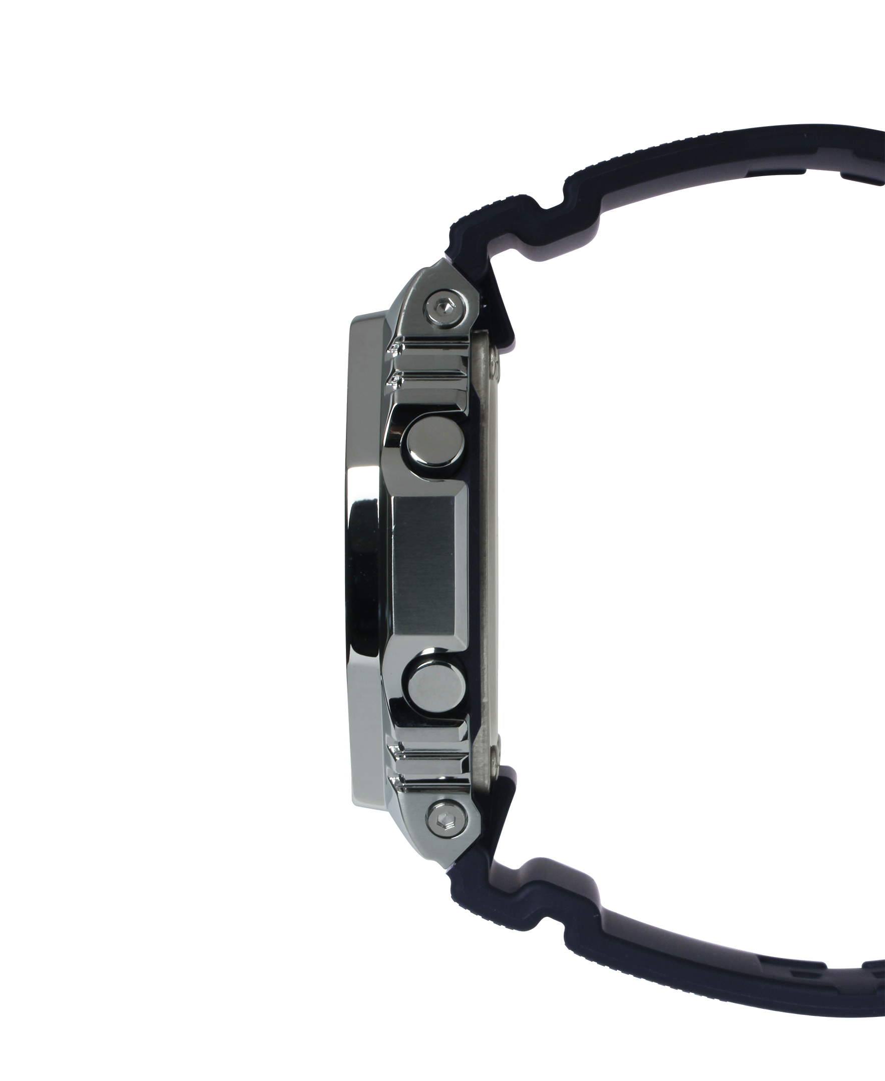 Casio GM2100-1ASW | Black/Silver Steel Metal Watch | Casio G-SHOCK
