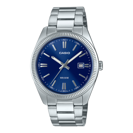 Casio MTP1302D-2AVT | Analog Silver