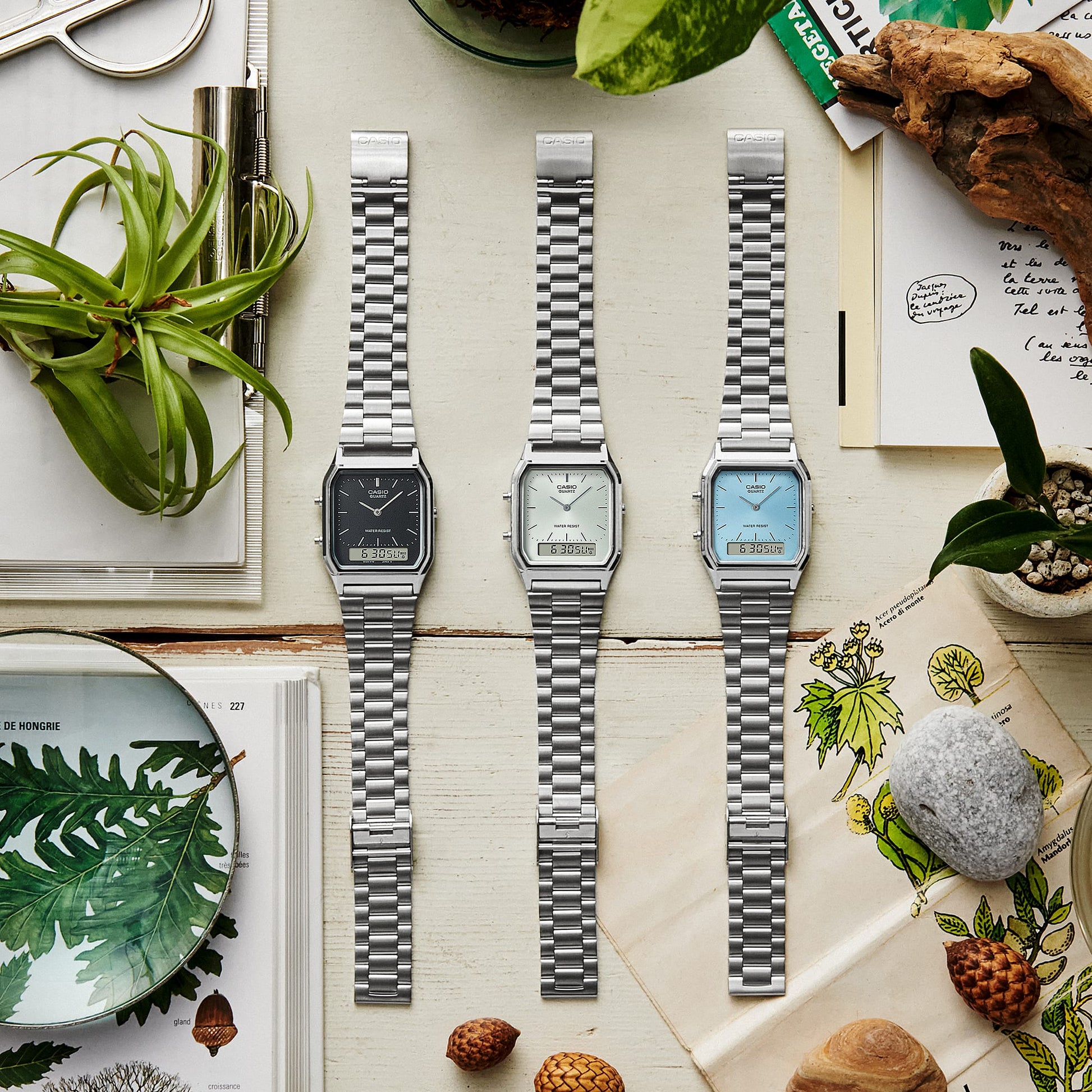 Casio AQ-230A-2A1MQY VINTAGE Silver