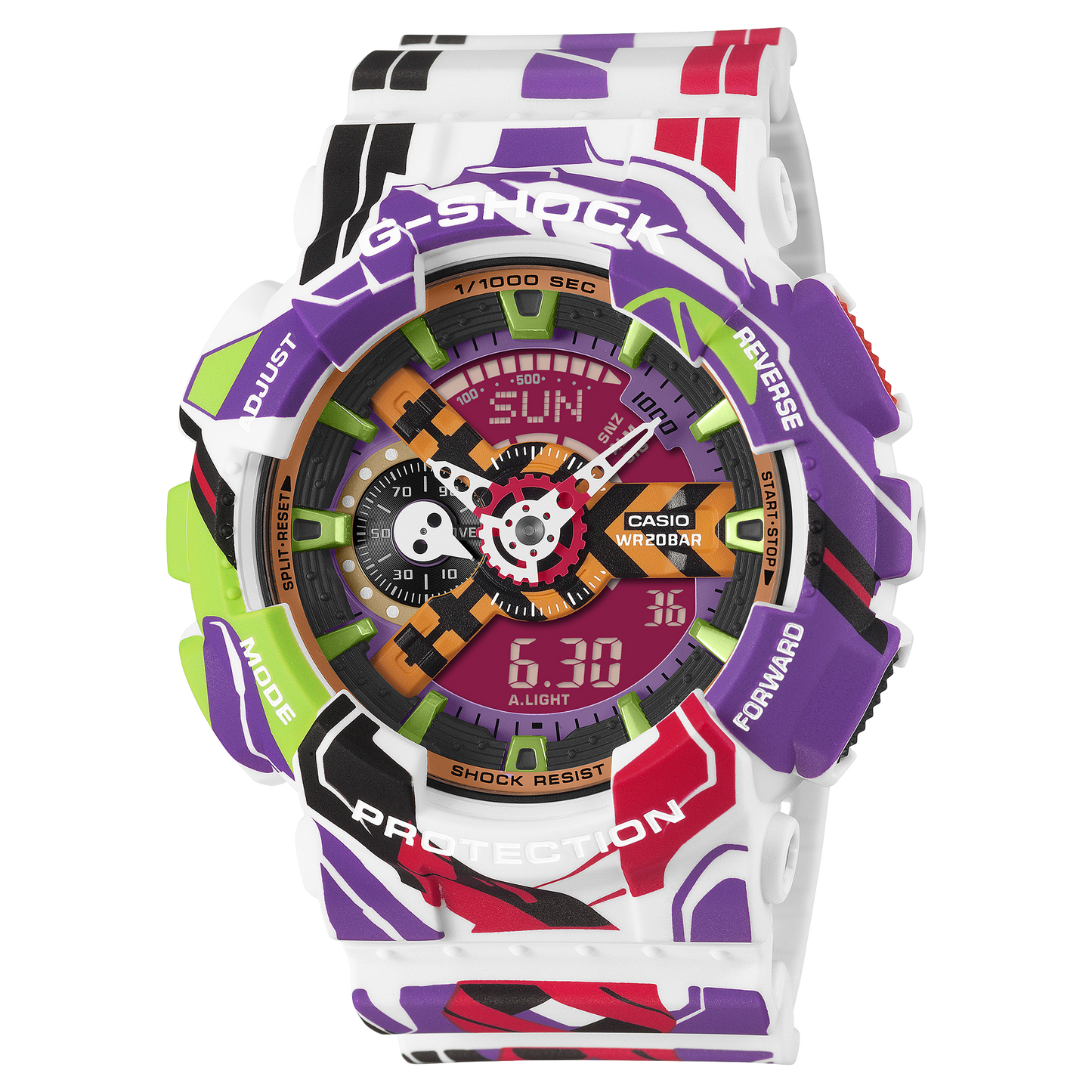 Casio GA110EVA307A | G-SHOCK ANALOG-DIGITAL Multi color