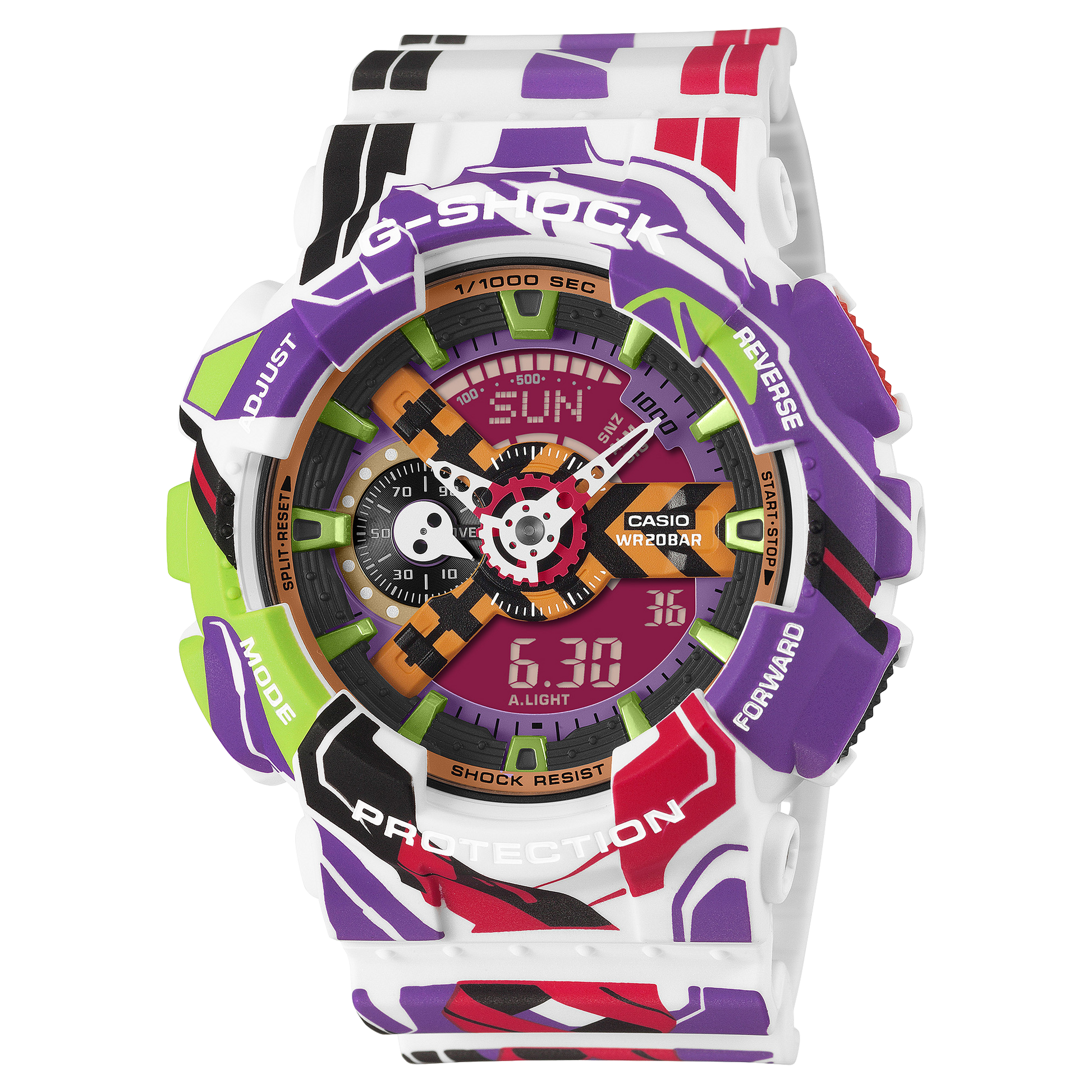 Casio GA110EVA307A | G-SHOCK ANALOG-DIGITAL Multi color
