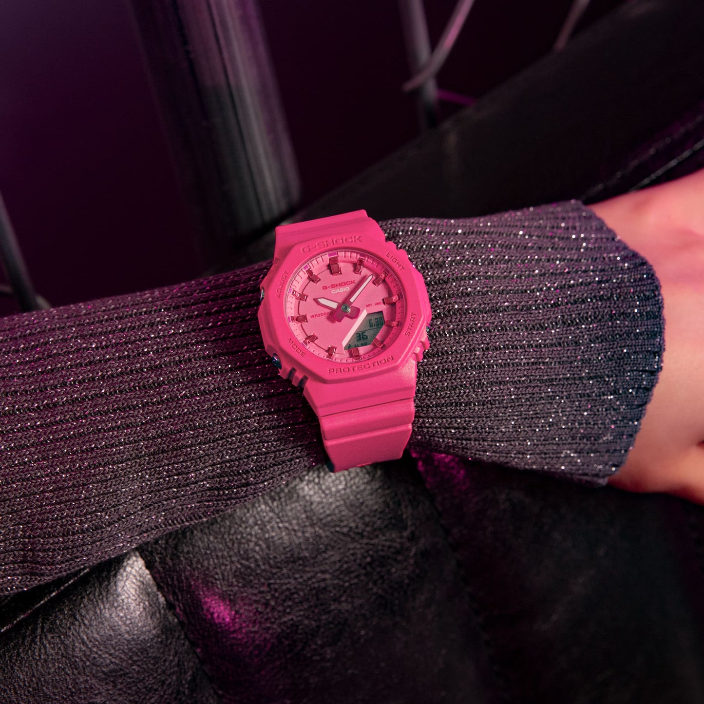 Casio GMAP2100PP4A | G-SHOCK ANALOG-DIGITAL Pink