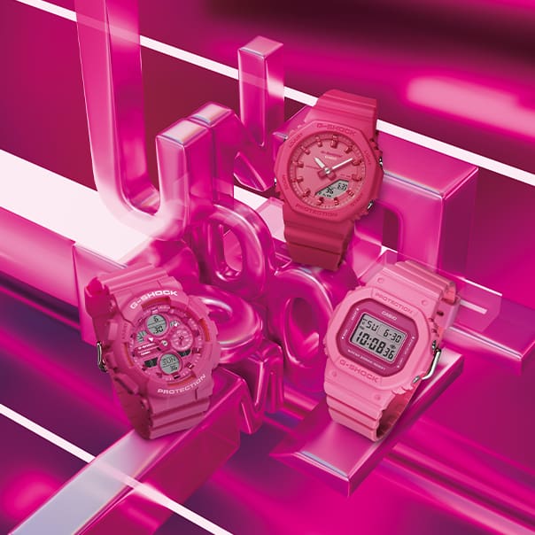 Casio GMAP2100PP4A | G-SHOCK ANALOG-DIGITAL Pink