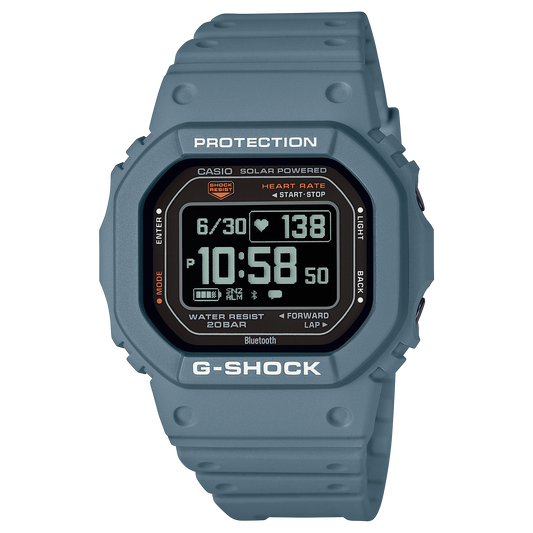 Casio DWH5600-2 | Blue Fitness Tracking Smartwatch | MIP LCD Watch