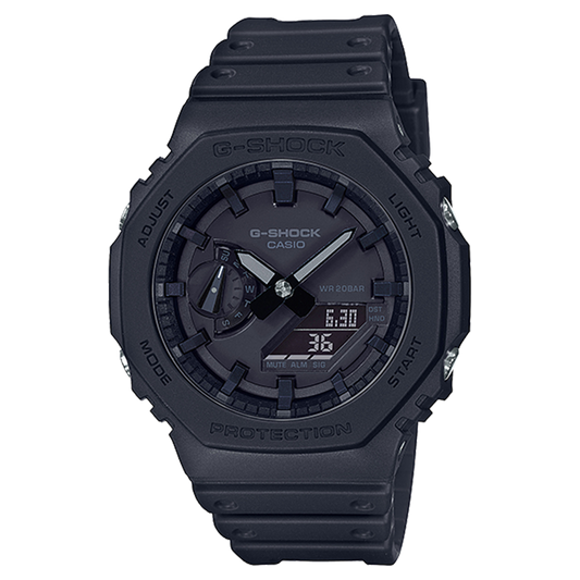 Casio GA2100-1A1 | Monochrome Black Analog-Digital Watch | Casio G-SHOCK