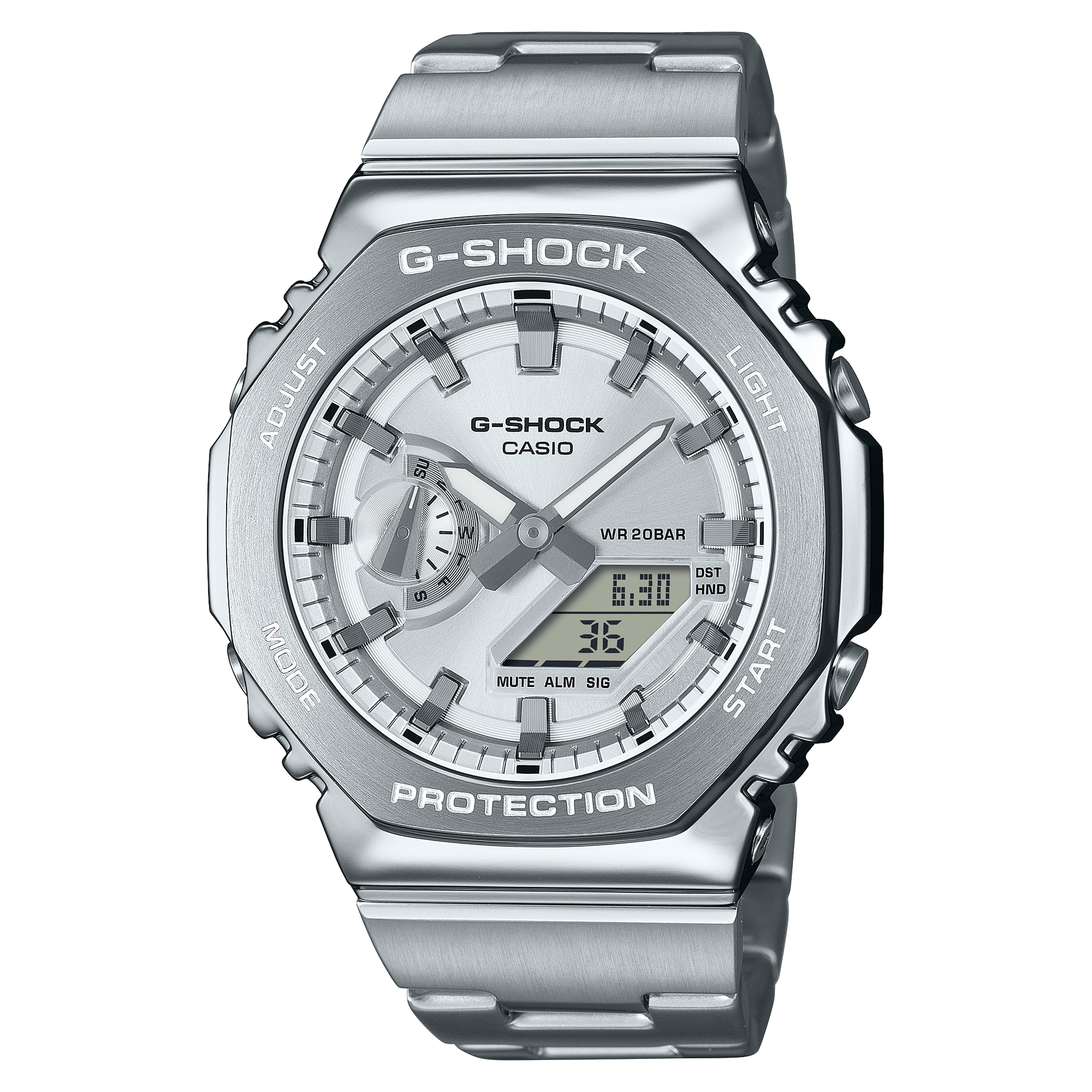 Casio GM2110D-7A | Metal G-SHOCK: Casio Silver Watch | Casio G-SHOCK