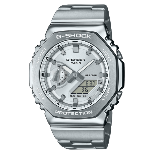 Casio GM2110D-7A | Metal G-SHOCK: Casio Silver Watch | Casio G-SHOCK