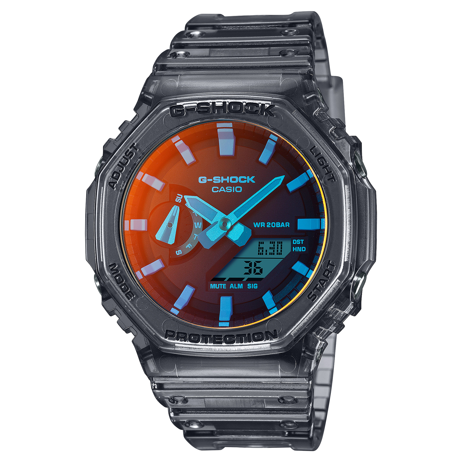 Casio GA-2100TLS-8A | G-SHOCK ANALOG-DIGITAL Gray