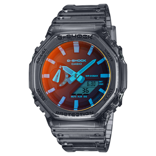 Casio GA-2100TLS-8A | G-SHOCK ANALOG-DIGITAL Gray