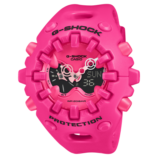 Casio GAV01-4A | G-SHOCK ANALOG-DIGITAL Pink