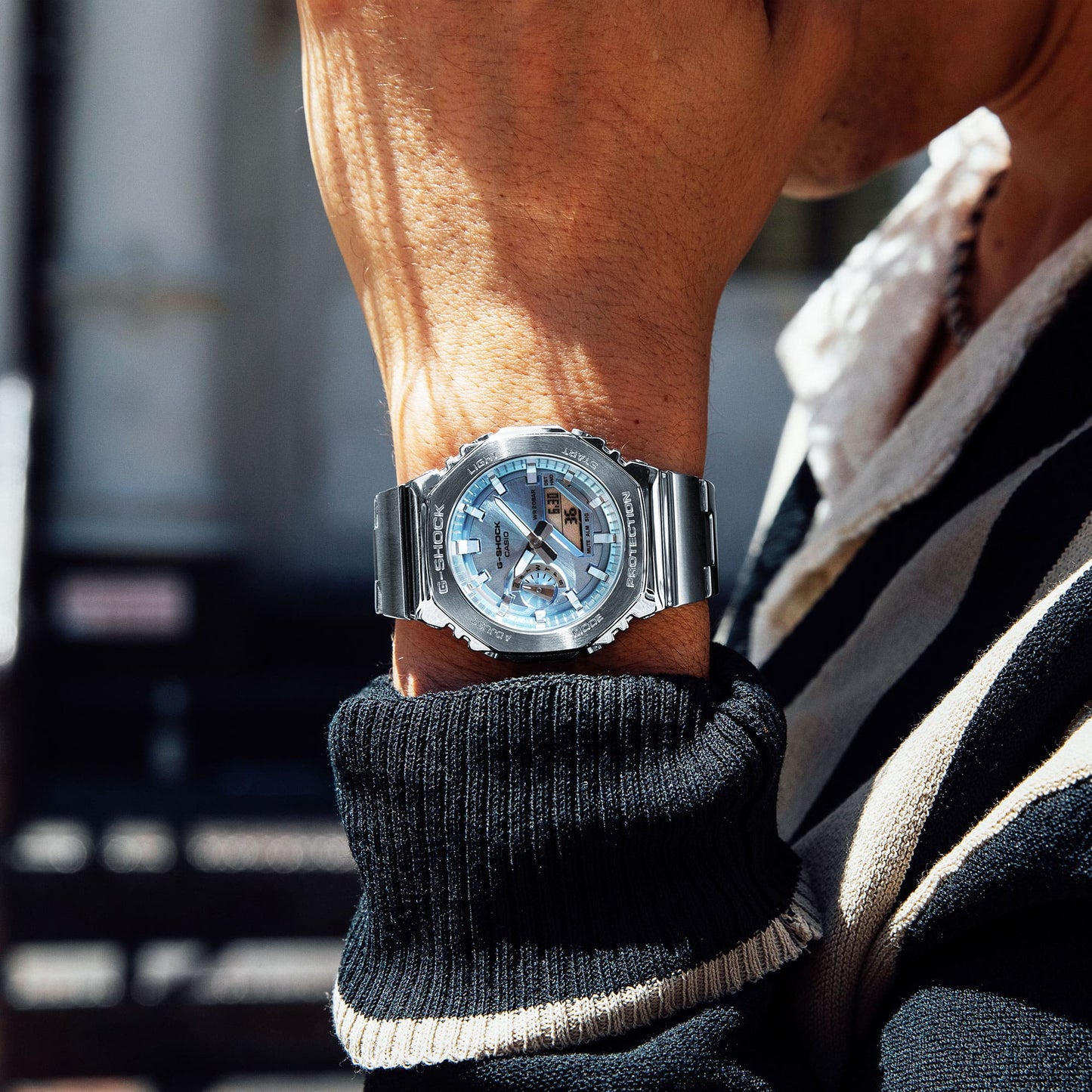Casio GM2110D-2A | Metal G-SHOCK Blue Dial Watch | Casio G-SHOCK