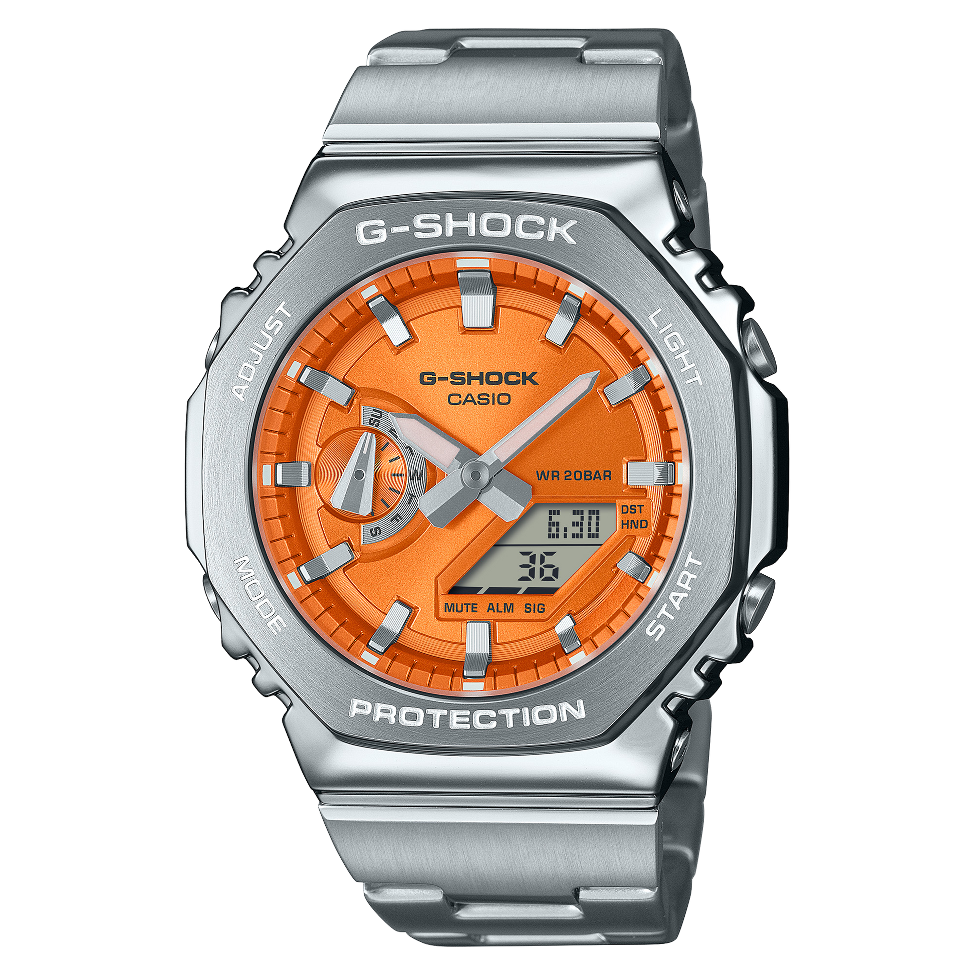 Casio GM2110D-4A | Luxury Watch: Orange Dial Watch | Casio G-SHOCK