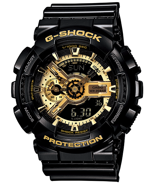 Casio GA110GB-1A | Digital Gold Men's Watch G-SHOCK